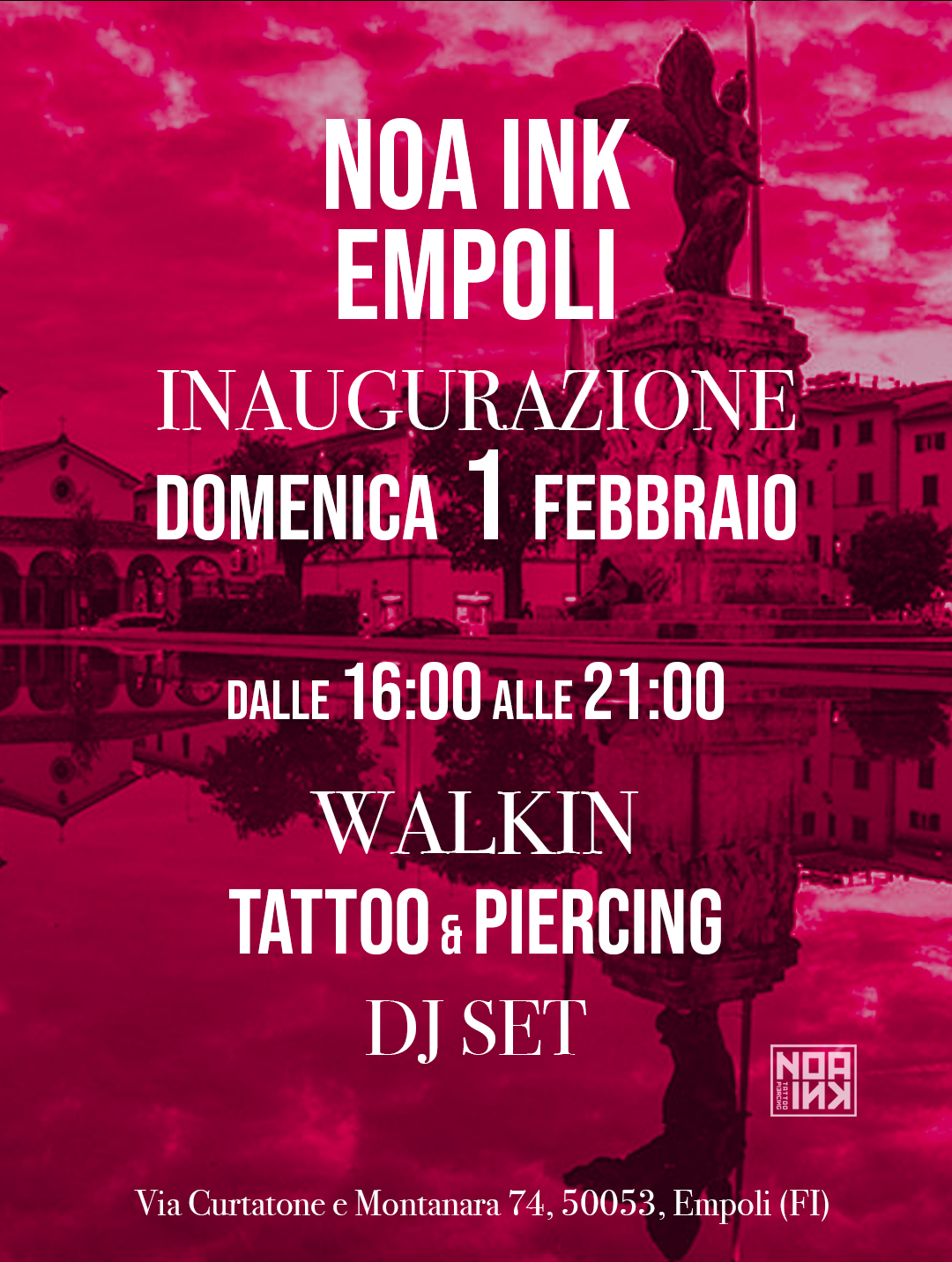 Inaugurazione Noa Ink Empoli 1 febbraio 2026