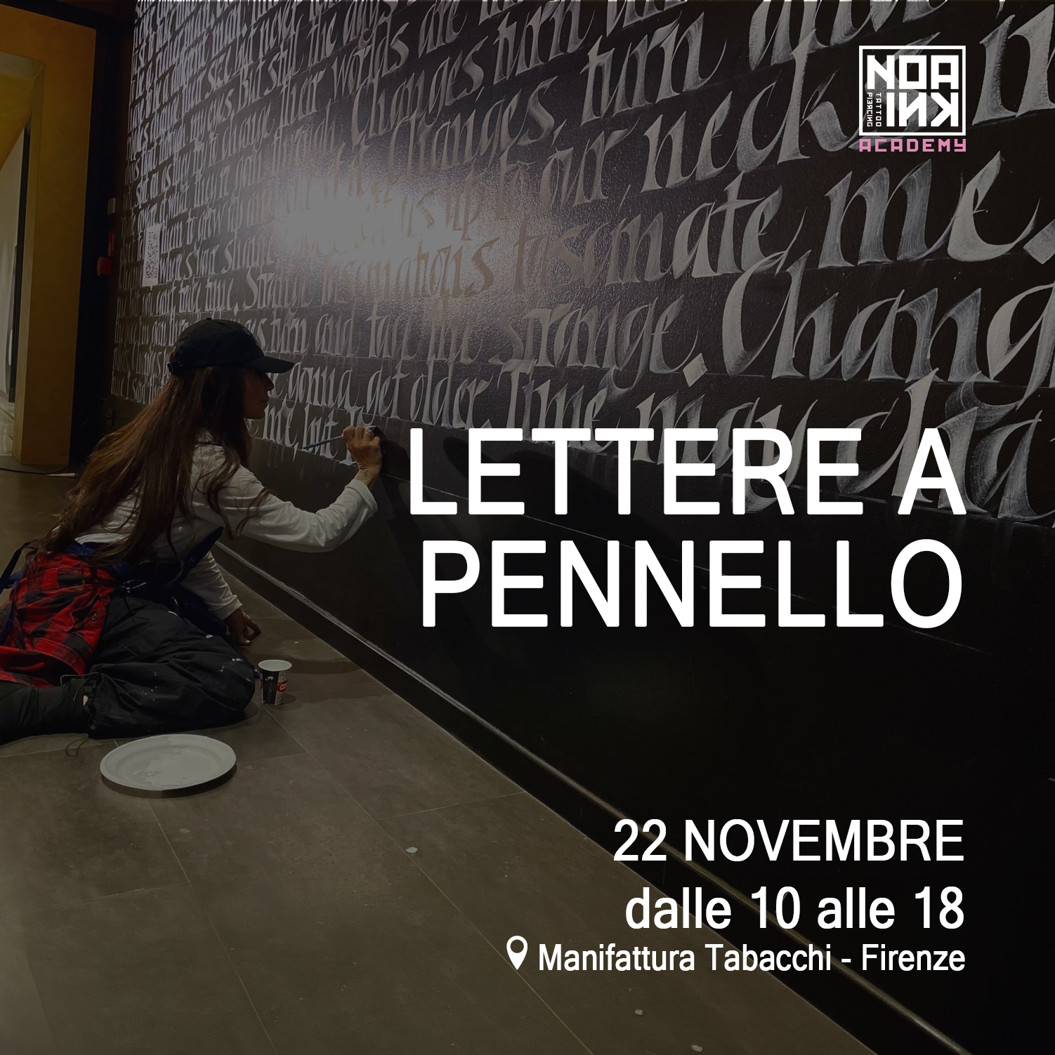 “LETTERE A PENNELLO” Workshop di calligrafia con Marta Lagna | Noa Ink Academy